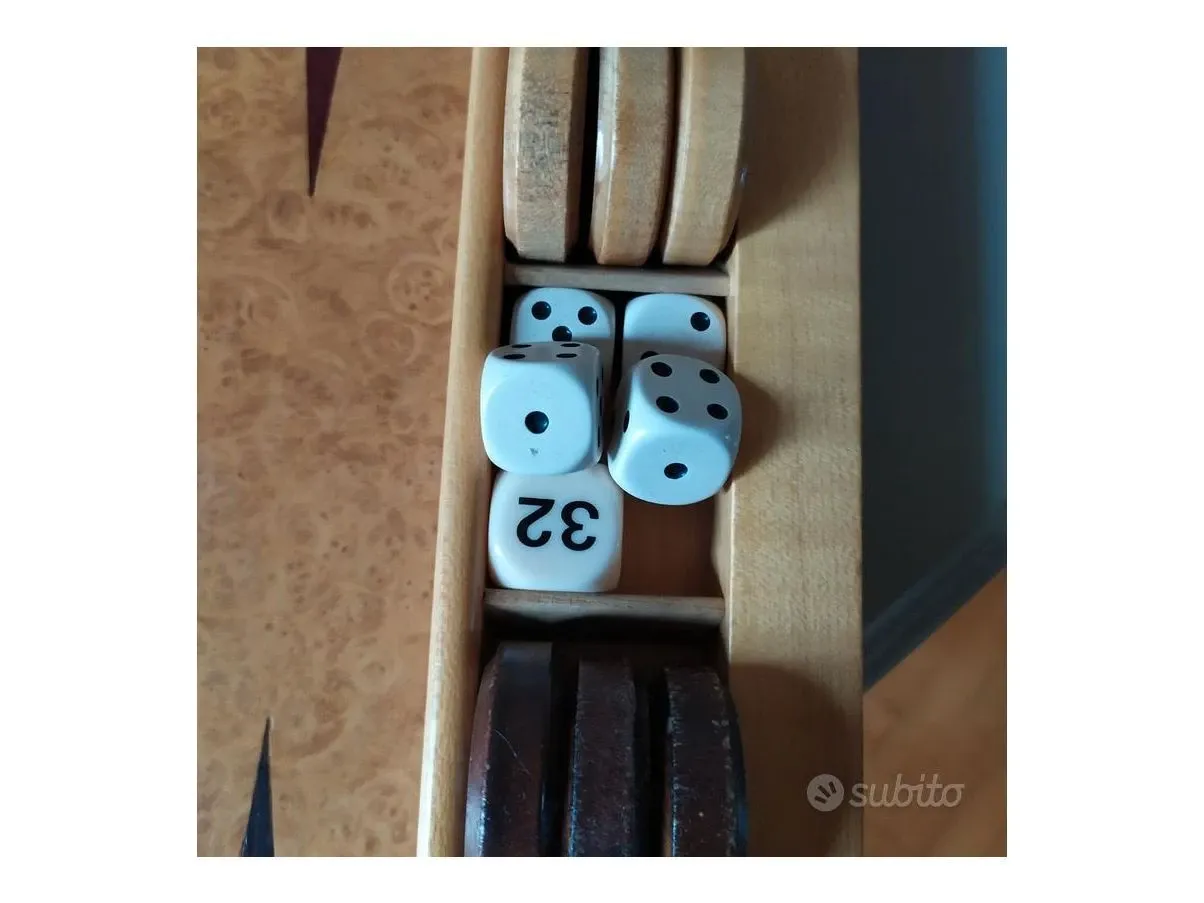 Gioco da tavolo Backgammon vintage (anni'80), 4