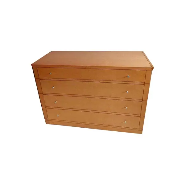 Cassettiera Oli in legno di acero con 4 cassetti, Giorgetti 