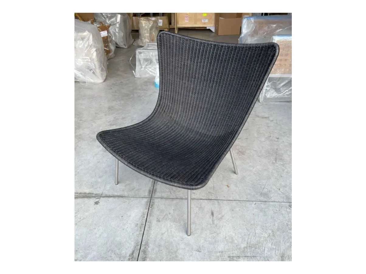 Poltroncina Fibonacci in acciaio grigio, Janus et Cie 4