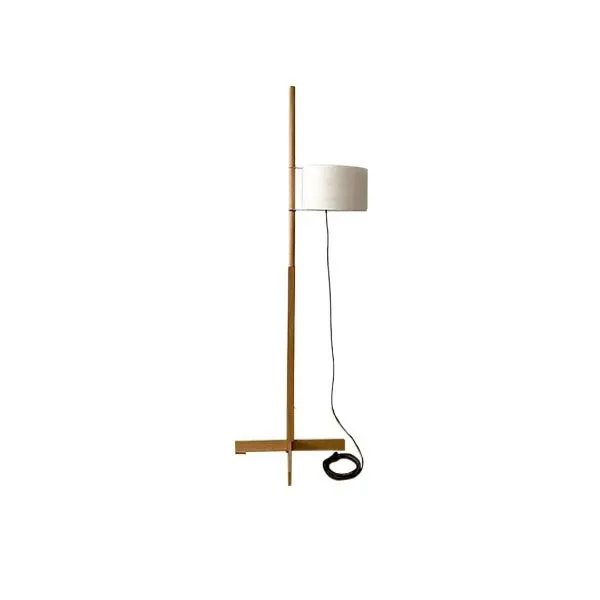 TMM adjustable floor lamp in wood and paper, Santa&Cole image