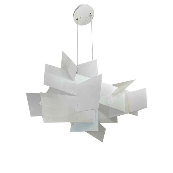 Lampadario Tutu in carta giapponese (bianco), Panzeri