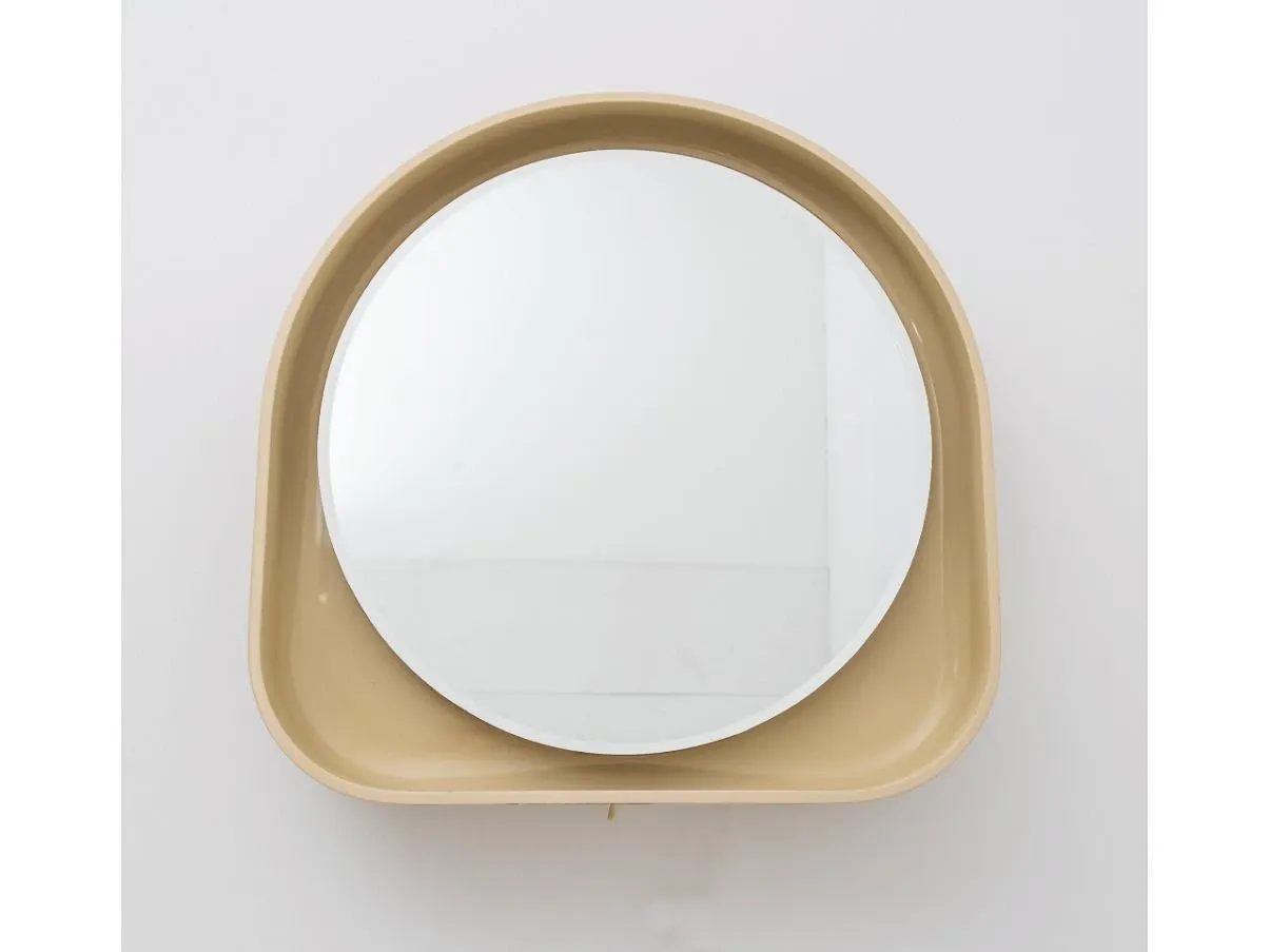 Specchio vintage con luce (anni '70),  2