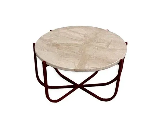 Low table with precious Cage marble top, Studio OXI image