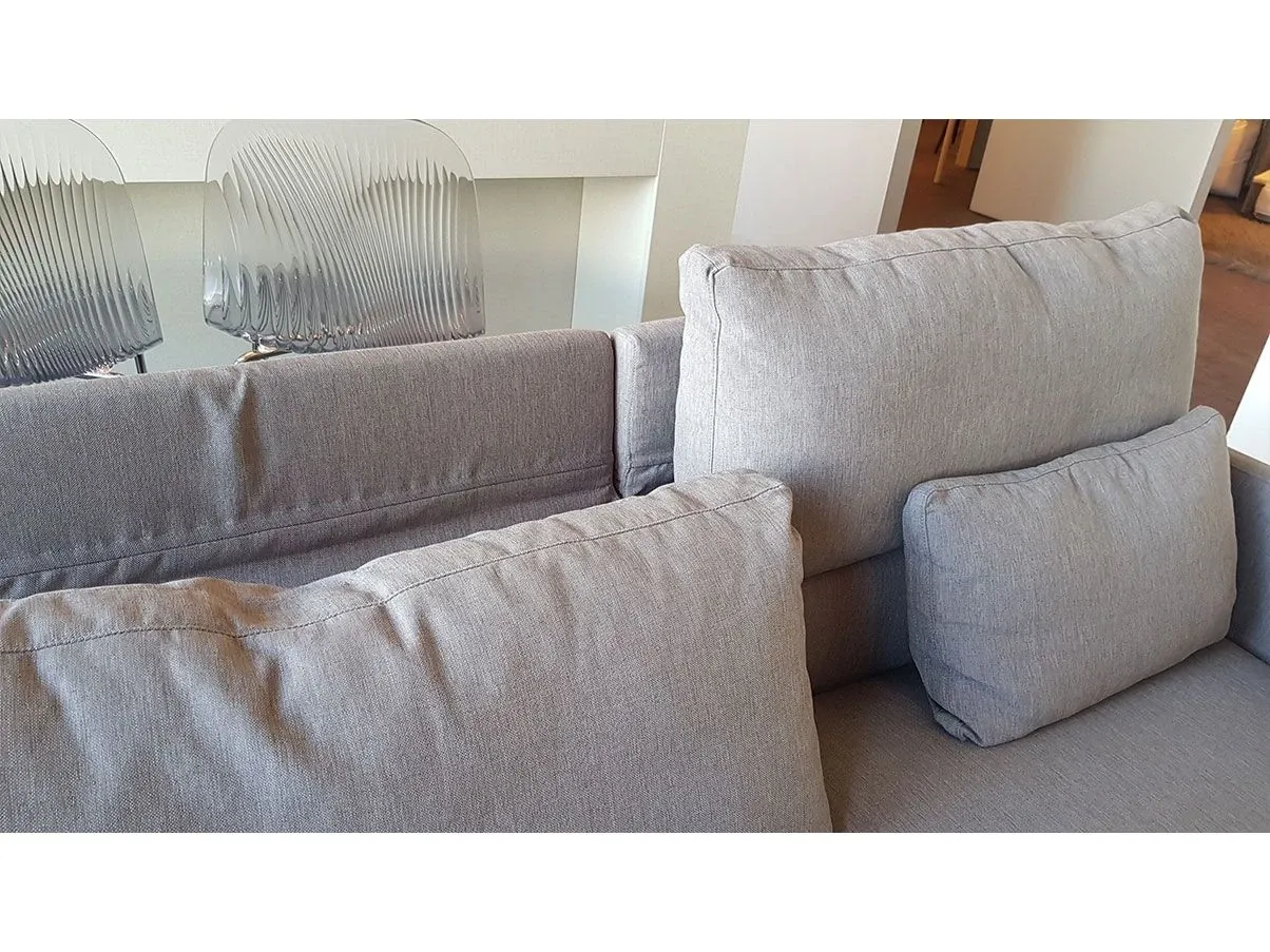 Reef corner sofa in fabric (grey), Novamobili 2