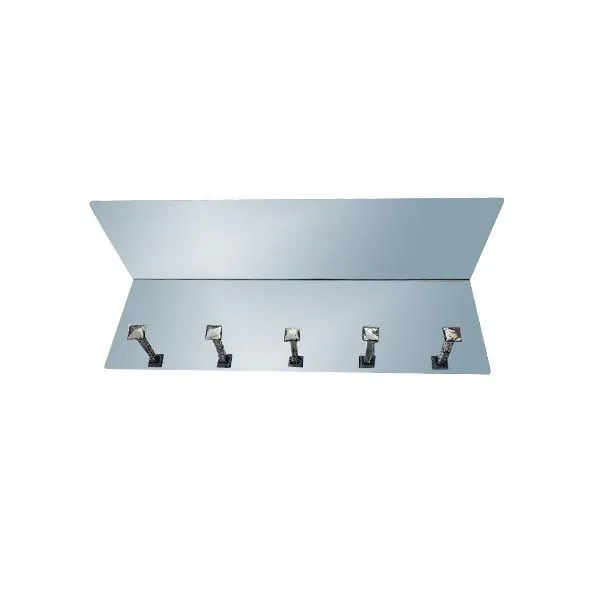 L-shaped coat rack with 5 stainless steel hooks, Opinion Ciatti image