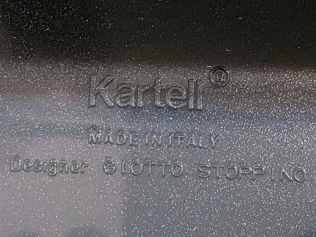 Portariviste in materiale plastico colore argento, Kartell 3