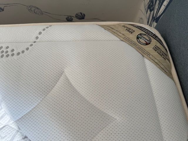 Single fabric bed (blue) 5