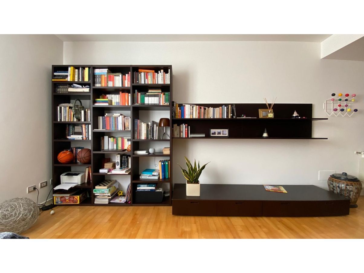 Set di libreria mensole e mobile cassettiera, Selecta Main