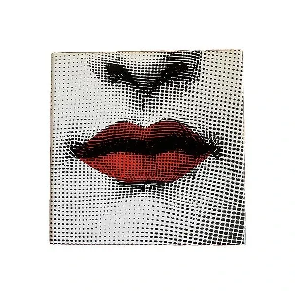 Fornasetti ceramic tile, Bardelli image