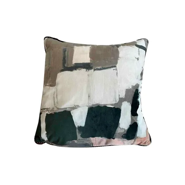 Cuscino decorativo Mosaic in velluto, Trussardi Casa 1