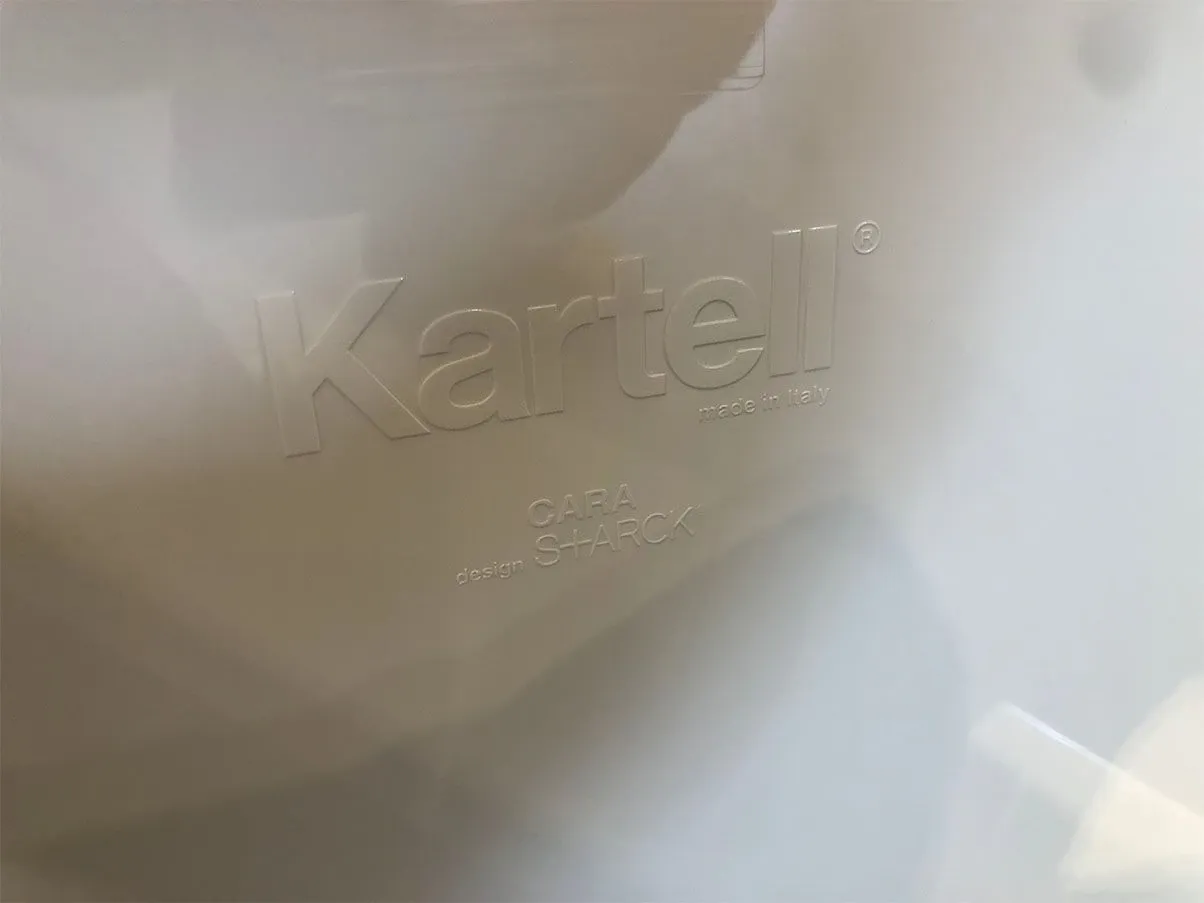 Poltrona Cara in policarbonato e tessuto, Kartell 3