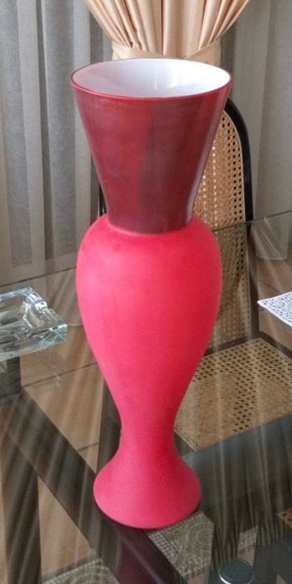 Vaso Regina rosa/rosso di Rodolfo Dordoni, Venini Brand