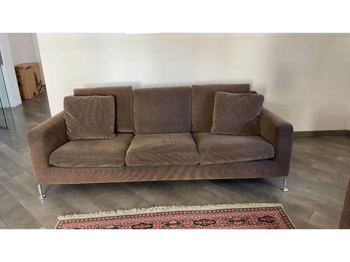 Harry 3 seater sofa in fabric, B&B Italia 2