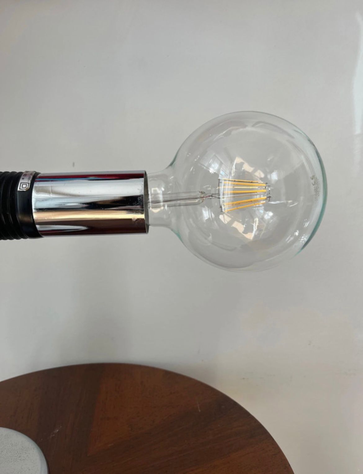 Lampada da tavolo Sankey di Mario Bellini (anni '70), Targetti  Front