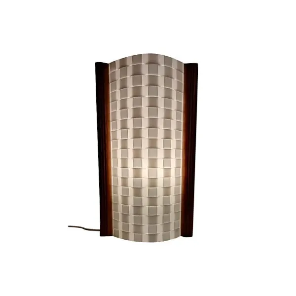 Lampada da terra con appoggio Fiorenza in legno, Slamp image