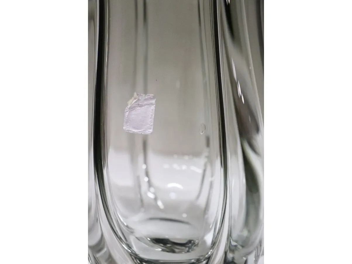 Vaso vintage in vetro fumè di Murano (anni '70), 4
