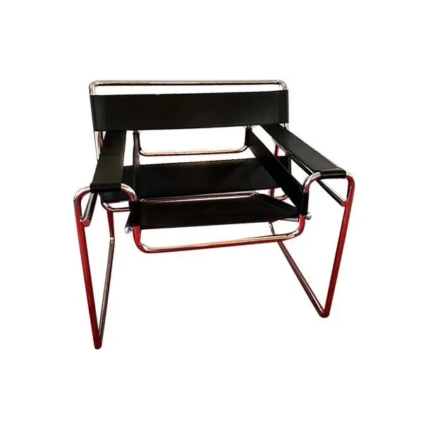 Black vintage Wassily chair (1990s), Alivar image