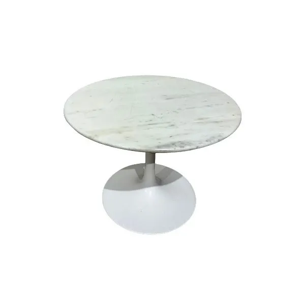 Vintage Eero Saarinen Tulip Marble Side Table for Knoll image