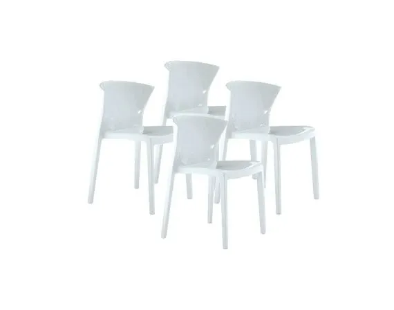 Set of 4 chairs Nord Poli, Green image