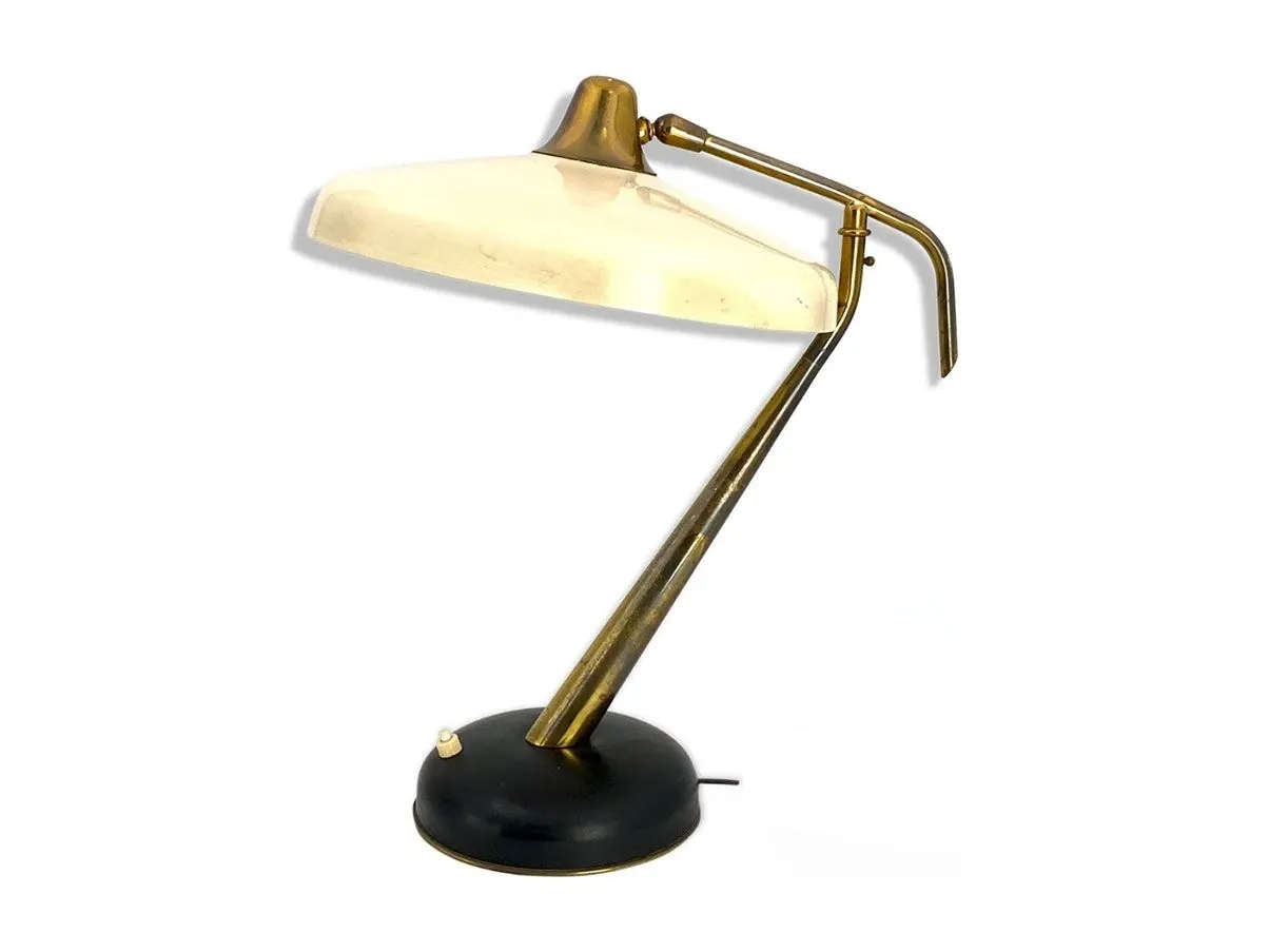Vintage 331 aluminum (white) table lamp 4