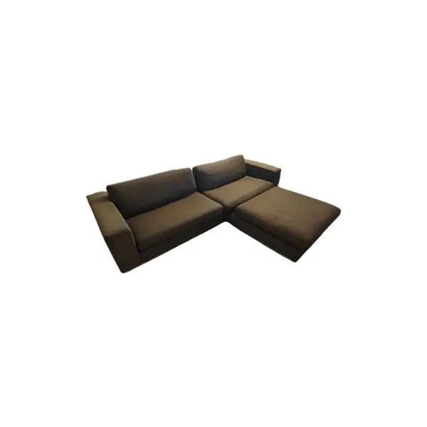 Hamilton sofa in brown fabric 