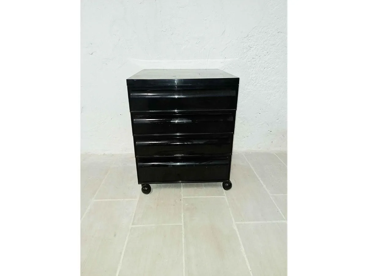 Kunststoff-Kommode 4601 schwarz, Kartell