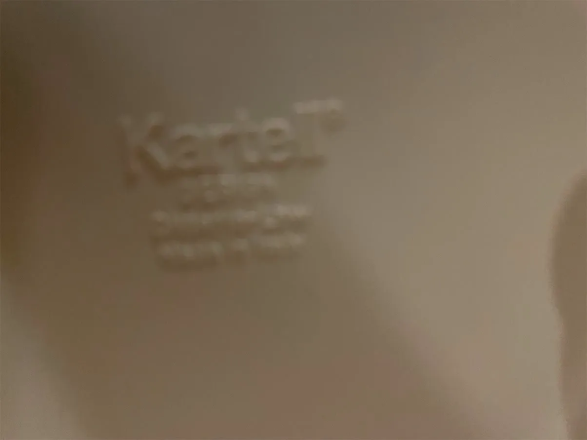 Carrello pieghevole Gastone con ruote in acciaio cromato, Kartell 5