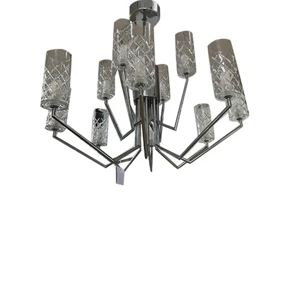 Bri Bri suspension lamp with 12 lights in metal, Panzeri image