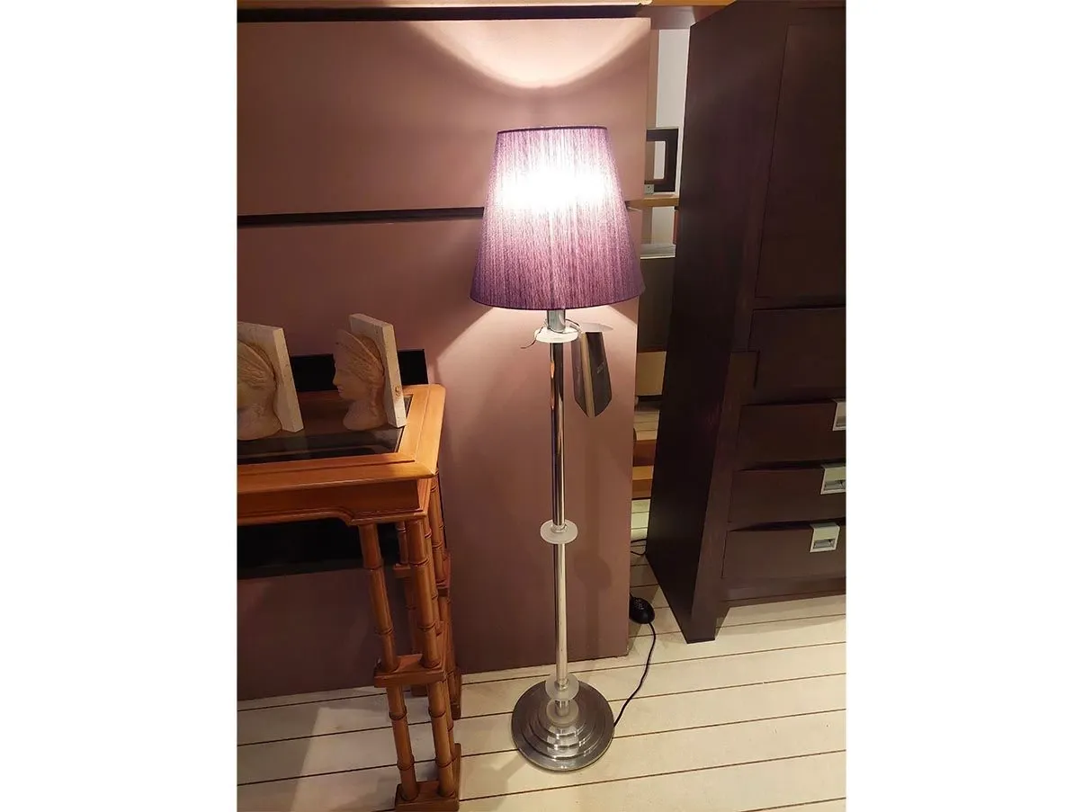Lunaris floor lamp metal frame, Giorgetti 1