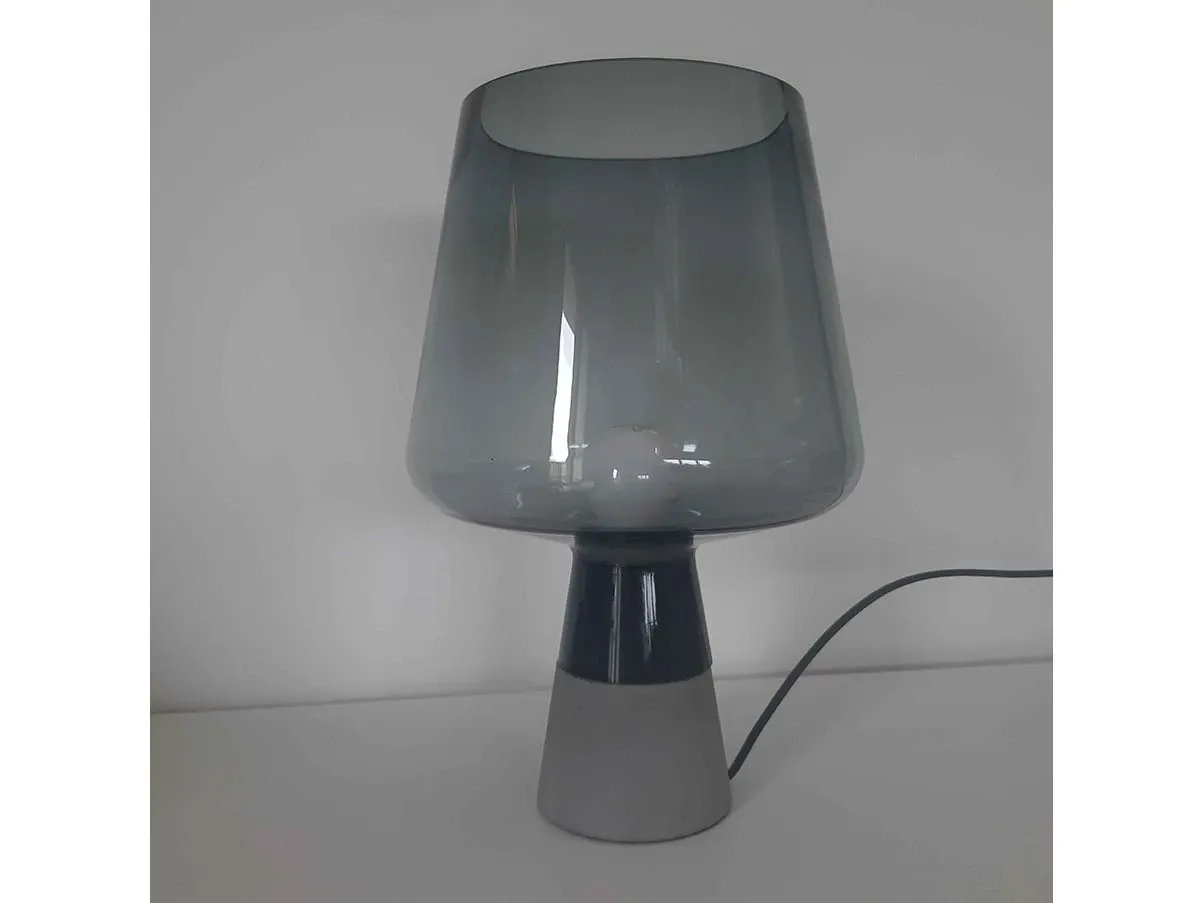 Lampada da tavolo Leimu in cemento e vetro (grigio), Iittala 1