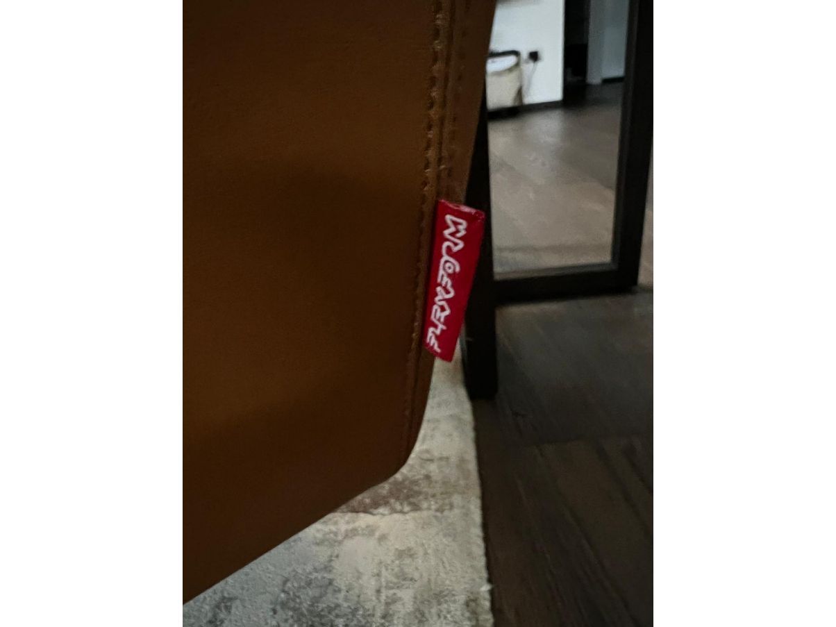Boss leather armchair, Flexform Details