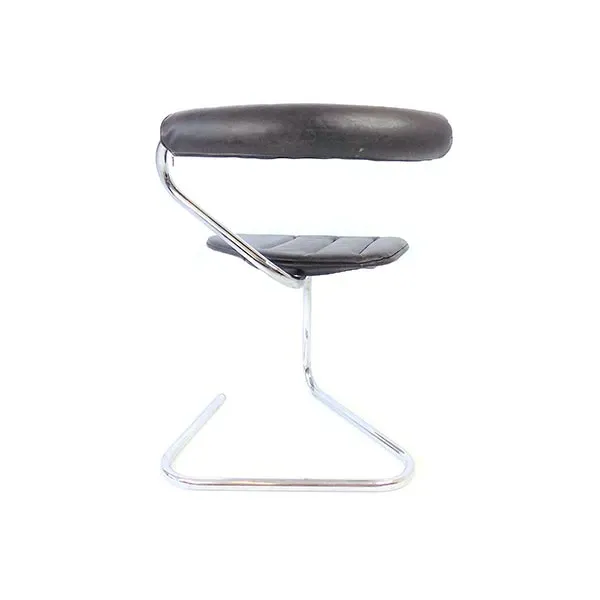 Vintage Tecta B 5 chair by Stefan Wewerka in leather 2