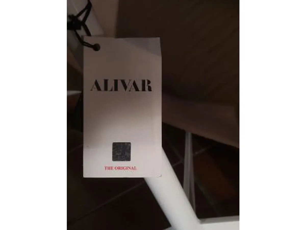 Set 4 Ice chairs in leather (white) 1