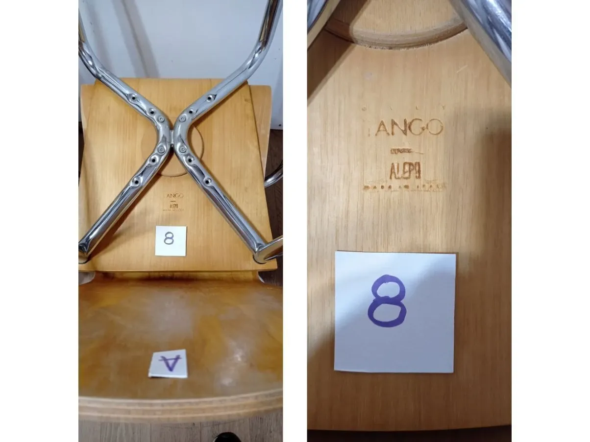 Set 6 sedie vintage Olly Tango, Driade  10