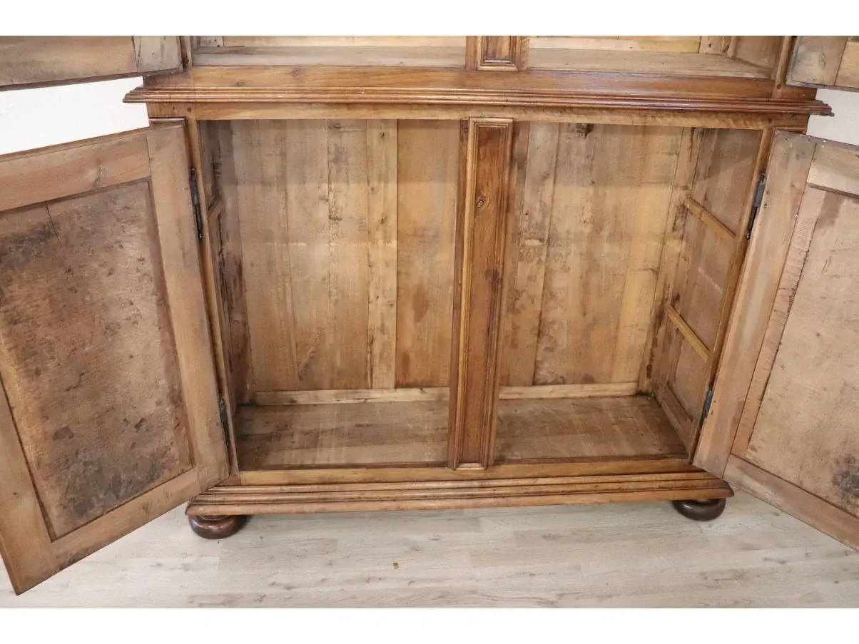 Vintage furniture in carved walnut wood ('800), 5