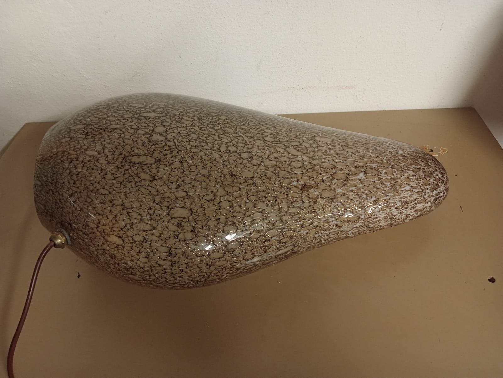 Lampada da tavolo in vetro soffiato di Murano (anni '70), La Murrina Brand
