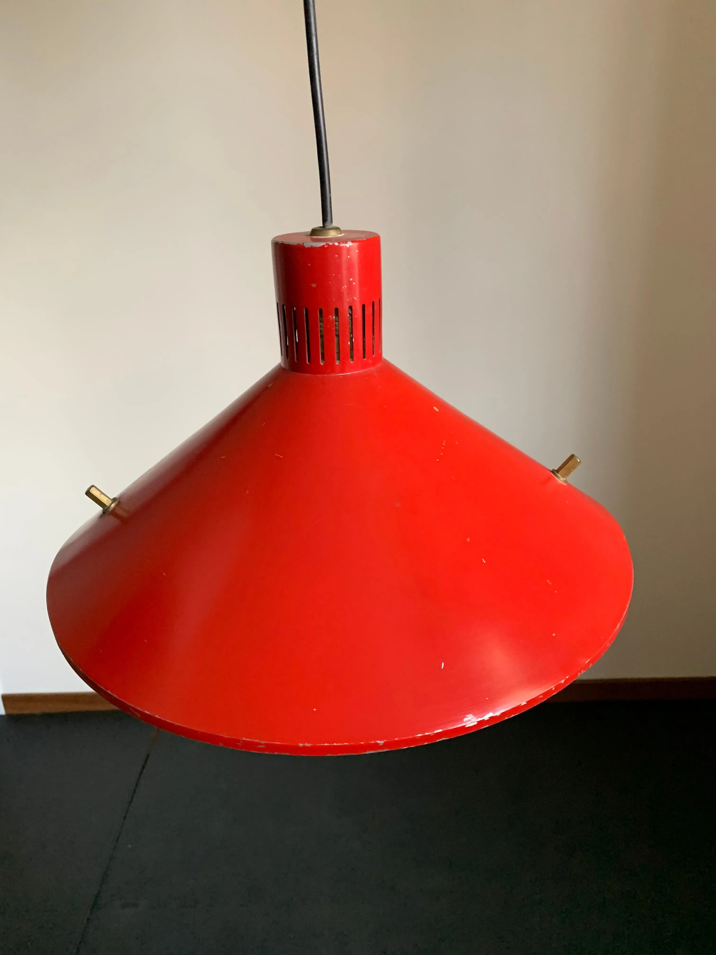 Red sliding lamp mod. 1125 3