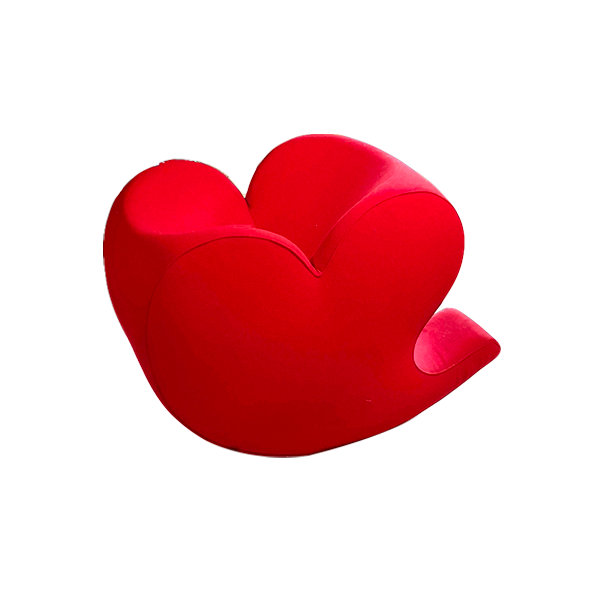 Poltrona a dondolo Soft Heart (rosso), Moroso image