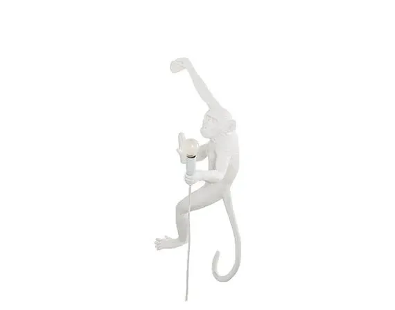 The Monkey Lamp Hanging Right White (outdoor) 