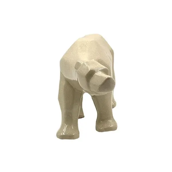 Vintage ceramic Orso Polare sculpture (1970s), L&V Ceram image