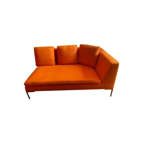 Charles 2-seater sofa in orange fabric, B&B image