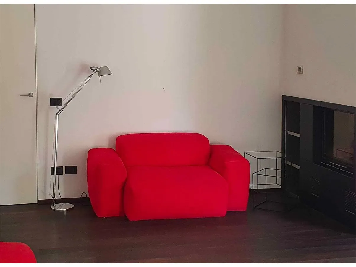Superoblong sofa in fabric (red), Cappellini 3