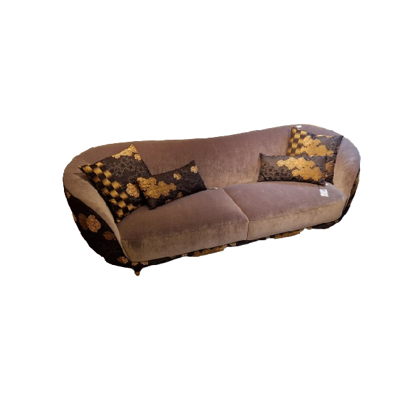 Hyago curved sofa with high foot, Roche Bobois image