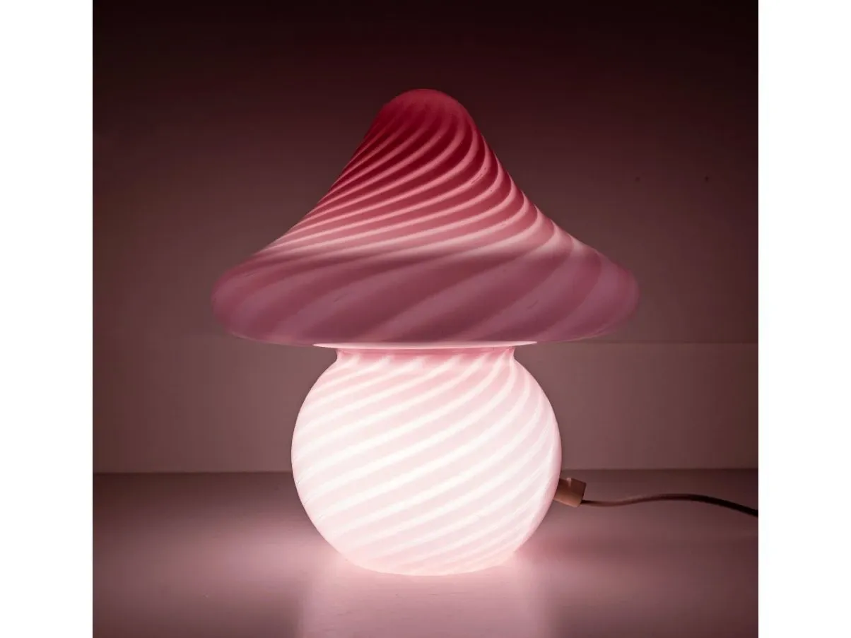 Vintage Mushroom Lamp in Murano glass, 3