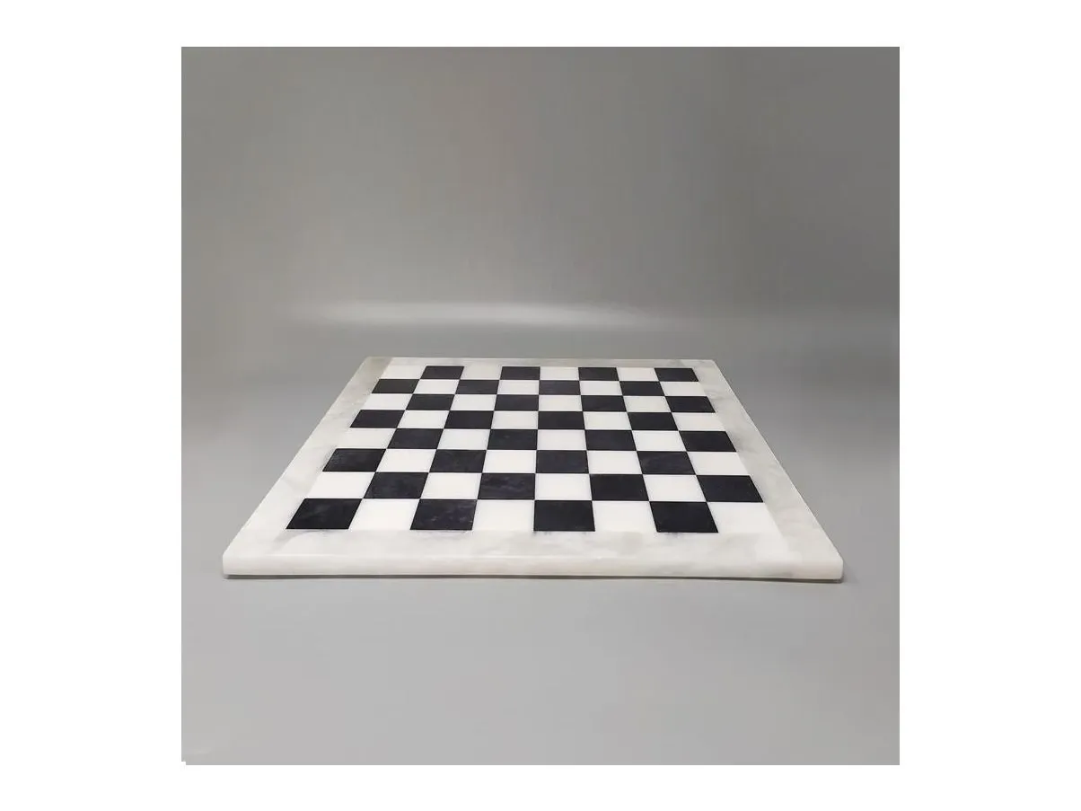 Set di scacchi bianco e nero vintage (anni'70) 4