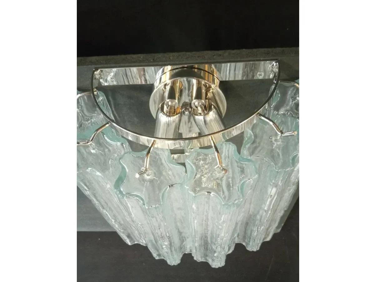Set of 2 vintage Murano glass appliques, Venini 6
