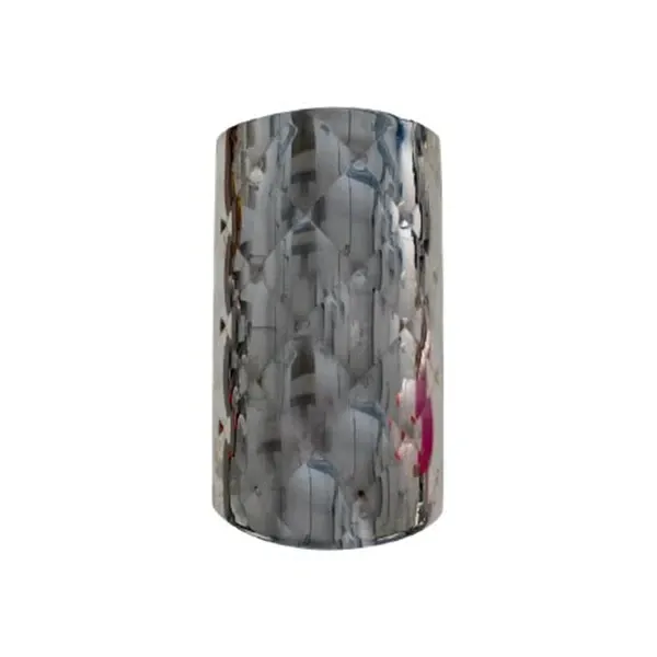 Bottle holder in chromed steel with rhombuses, Alessi 