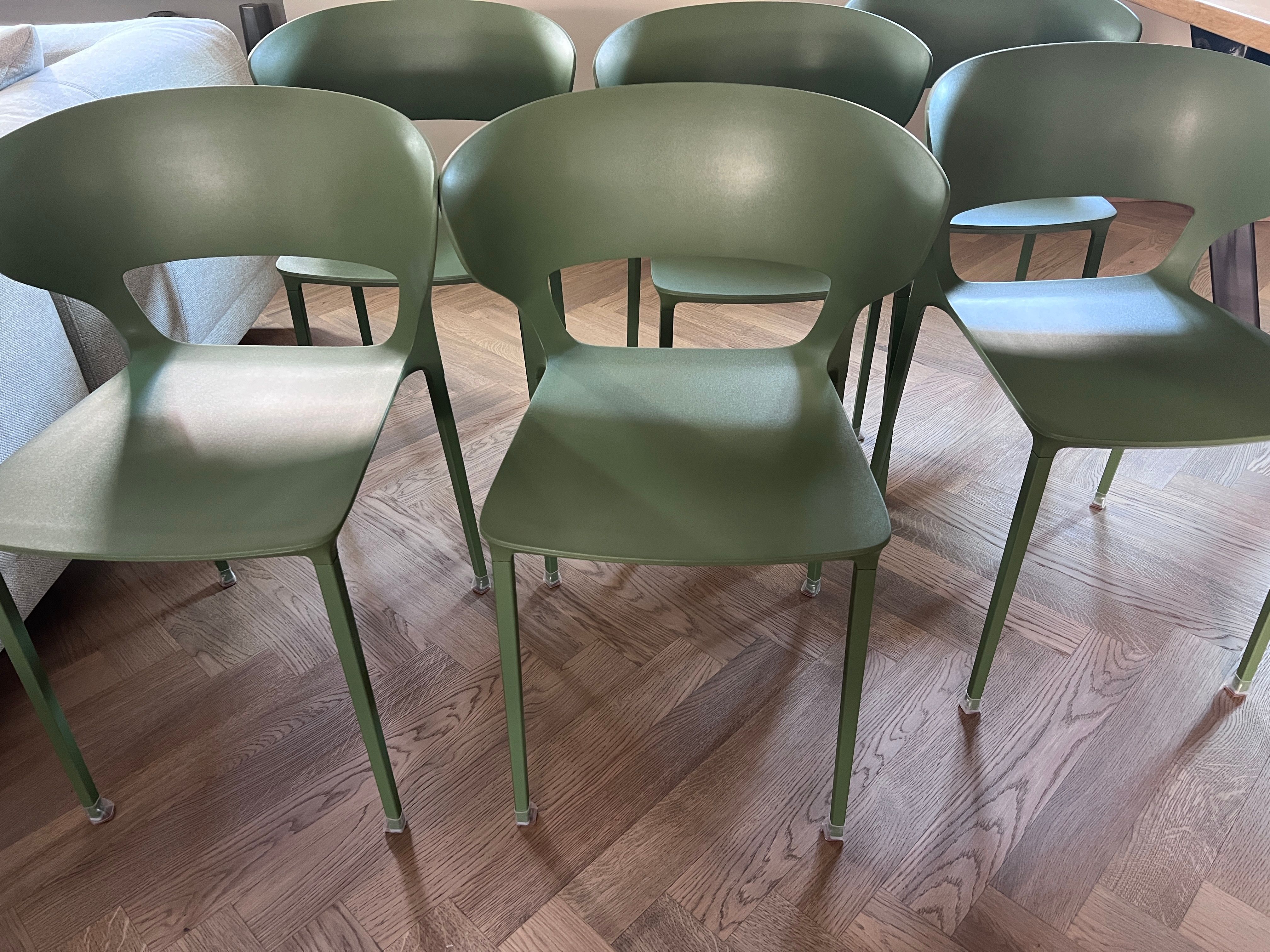 Set of 6 green Koki dining chairs Optional8