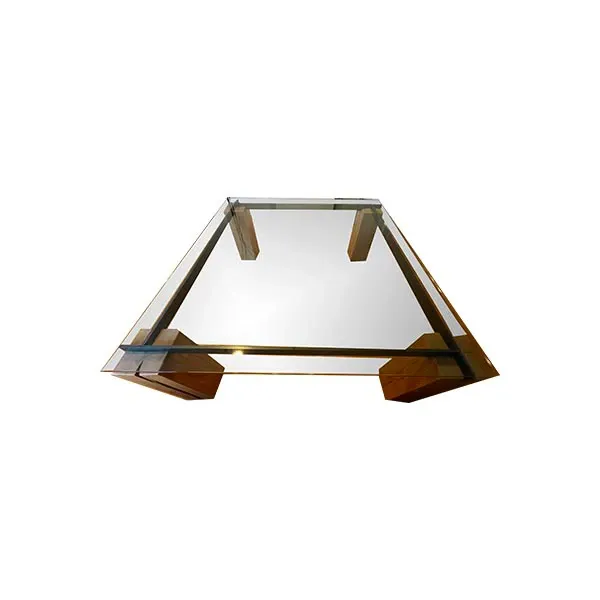 Ténéré square table in oak lergno, Roche Bobois image