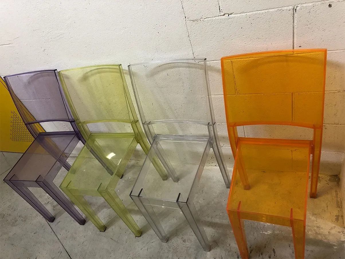 ①LA MARIE 蛍光イエローチェア KARTELL La Marie Chair | Kartell | Shop ②LA MARIÉ 蛍光イエローチェア KARTELL